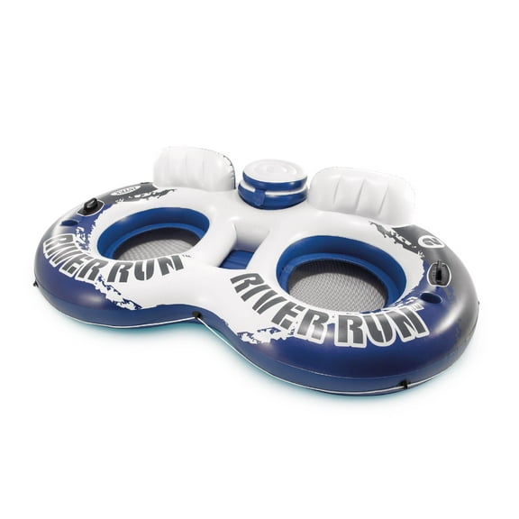 Open Box Intex River Run 2 Person Inflatable Tube Raft Float with Cooler