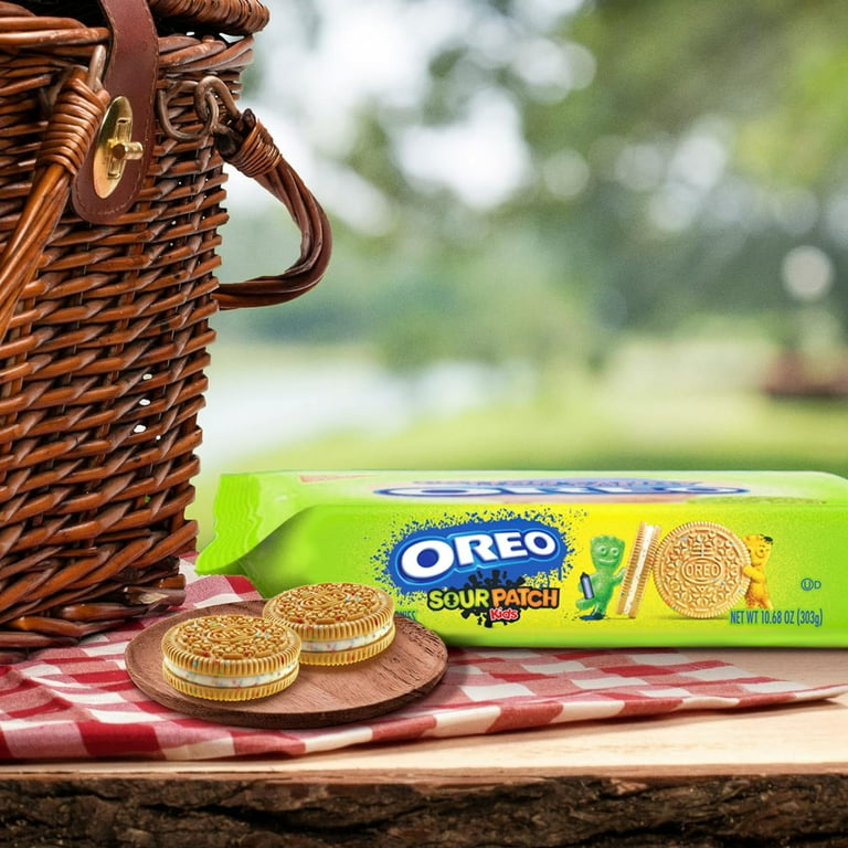 2 pack) OREO SOUR PATCH KIDS Sandwich Cookies, Limited Edition