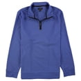 thumbnail image 1 of Tasso Elba - Suéter con cremallera de 1/4 para hombre, color azul, XXX-Large, 1 of 1