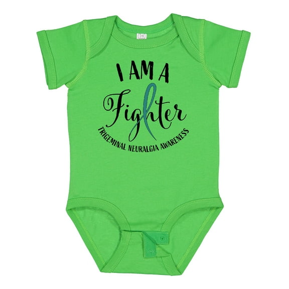 Inktastic Trigeminal Neuralgia Awareness I am a Fighter Boys or Girls Baby Bodysuit
