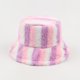 thumbnail image 2 of Sombrero de lavabo de felpa con estampado de rayas a la moda para mujer, sombrero de pescador de tela de lana, sombrero para el sol Fridja  nalpqowj1165, 2 of 3