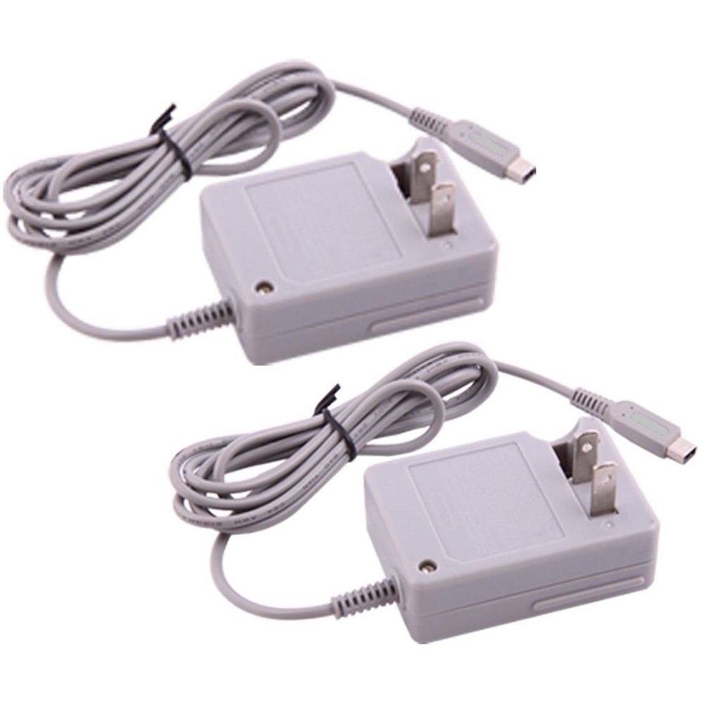 Pegly AC Home Wall Travel Charger Power Adapter Cord For Nintendo DSi 3DS XL 3DS 2DS ( Pack of