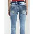 thumbnail image 2 of aPAY Jeans for Women Long Denim Slim Fit Pants Y2K Vintage Street Tight Sexy Style Regular Size, 2 of 6
