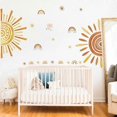 thumbnail image 3 of Bohemian Rainbow Wall Decals, Large Sun and Cloud Wall Art Decals, Peel and Stick Wall Decals for Baby, Nursery, Kids Room, 3 of 4