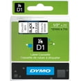thumbnail image 1 of DYMO D1 Standard 45010 Label Maker Tape, 0.5"W, Black On Clear, 1 of 2