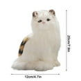 thumbnail image 3 of ABPWLY Toys Simulation Cat Toy Realistic Plush Model Artificial Fur Educational Gift for Kids Collection 20x12x10cm Boy Toys, 3 of 4