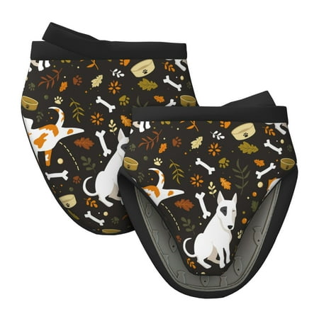

Matuu Bones And Leaves for Non-Slip Mini Oven Soft Silicone Mitt 5.9 x5.9