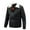 10 Black, variant on guisaled Mens Winter Jacket Warm Thicken Sherpa Lined Bomber Jacket Lapel Collar Trucker Military Coat wiht Multi Pockets s