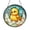 Acrylic 3.5 Inch, variant on Cute Chick Stained Glass Style Window Suncatcher, Springtime Farm Bird Hanging Art Panel, Charming Gift for Seasonal Decor Lovers