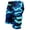 Blue -BU34, variant on Nestiefly Camo Cargo Shorts for Men Twill Knee Length Elastic Waist Athletic Shorts with Pockets Summer Casual Outdoor Hiking Short Blue 2XL