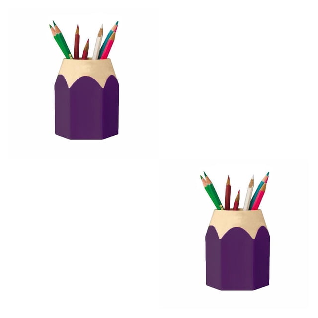 Sidaley Plástico Extraíble Suministros para estudiantes Forma de lápiz Portalápices de doble Type2 NO2