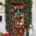 thumbnail image 4 of RuiJiao Christmas Door Cover - 91cm Wide x 203cm High (SDMT - 116) - Ideal for Holiday Decor, 4 of 9