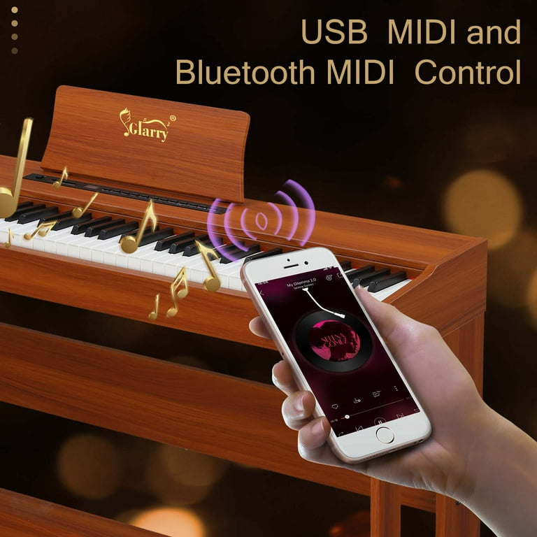 Zimtown Digital Piano 88-Key Home Full Weighted Hammer Heavy