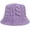 Purple, variant on CoCopeaunts Womens Bucket Hat Solid Color Foldable Floppy Knit Bucket Cap Warm Wide Brim Cable Twist Pattern Fisherman Cap