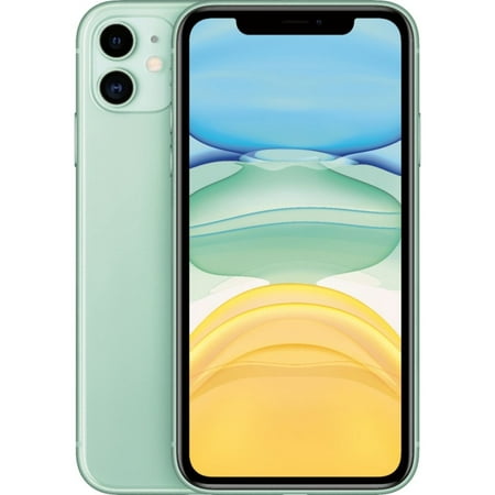 Apple iPhone 11 64GB Fully Unlocked - Green (Used) + LiquidNano Screen Protector