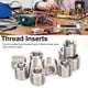 thumbnail image 3 of 10 piezas de insertos de rosca tuerca reductora de rosca de acero inoxidable 303 herramienta de reparación de tuerca reductora macho hembra hardware de sujeción para ANGGREK Otros, 3 of 8