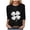 Black, variant on felwors Saint Patricks Day for Women Lucky Shamrock 3/4 Sleeve Shirt Funny Irish Graphic Tee Spring Party Tops (Army Green, S)