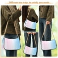 thumbnail image 4 of FORMRS Womens Shoulder Bag with Chain Strap Clutch Purse Cute Tote Handbag, Light Blue Stripes, 4 of 7