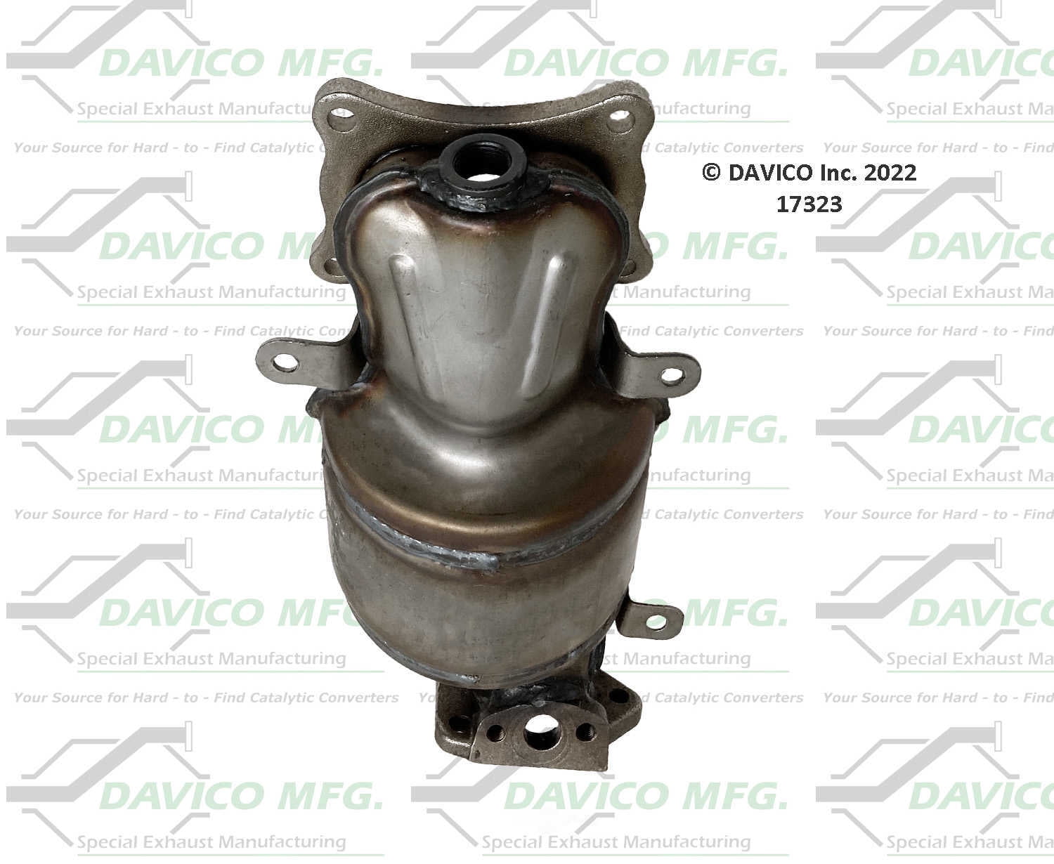 Davico Mfg 17323 Direct-Fit Catalytic Converter - Pre converter