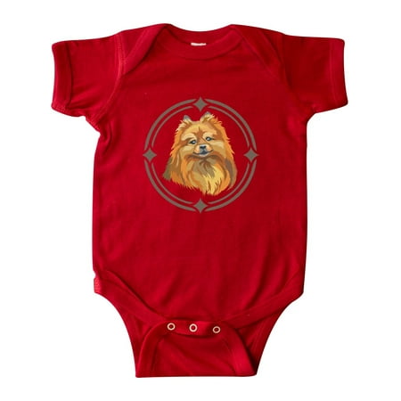 

Inktastic Pomeranian Dog Art Gift Gift Baby Boy or Baby Girl Bodysuit