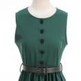 thumbnail image 6 of Vmvidoty Women's Vintage Cocktail Swing Dresses Green 2XL, 6 of 8