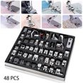 thumbnail image 1 of 48Pcs Kit d'Outils de Pied de Presseur de Machine à Coudre Domestique pour Frère Singer, 1 of 7
