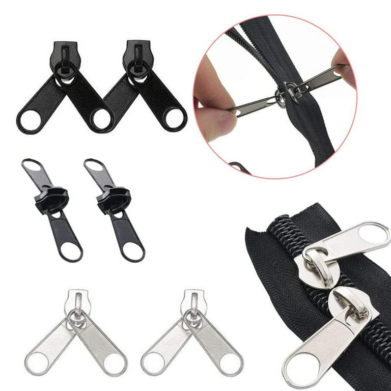 E-Uli Zipper Repair Kit 245 Pieces Zipper Replacement with Zipper Install  Plier and Zippers Puller for Bags, Jackets, Tents
