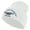 White, variant on US Air Force Pilot Logo Embroidered 12 Inch Solid Knit Cuff Long Beanie Made in USA - Black OSFM
