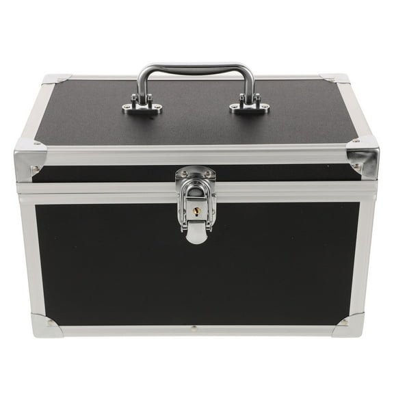 Tineasur Portable Aluminum Alloy Storage Box for Home and Outdoor Use, Weather-Resistant with Build and Comfortable Grip Handle