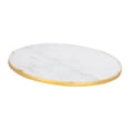 thumbnail image 4 of Bandeja redonda de mármol para tocador, bandeja para guardar cosméticos, bandeja para servir moderna y elegante, redonda Diámetro 15cm, 4 of 9