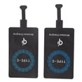 thumbnail image 1 of BRILLAR 2 uds tipo C QI cargador inalámbrico pegatina autoadhesiva receptor de carga para teléfono móvil, 1 of 10