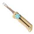 thumbnail image 3 of Quzzie Coupe-Calmar en Acier Inoxydable Outil d'Attirail de Pêche Réutilisable Robuste, Pêcheur Marin, Compact Professionnel Multifonction Portable Kaki Clair, 3 of 8