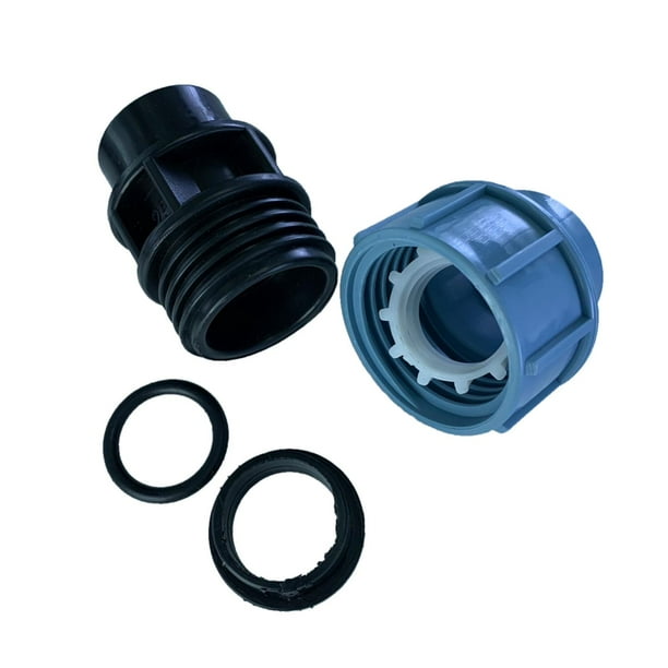 Accesorios de tubo de rosca de 20/25/32 mm, conectores de tubería de agua de conector , accesorios de tubería de plomería recta 25 mm Yotijar adaptador de manguera