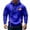 03-Blue, variant on Dezsed Men's Fleece Hoodies Casual Long Sleeve Drawstring 1/4 Zipper Athletic Workout Pullover Sweatshirts for Men Khaki S