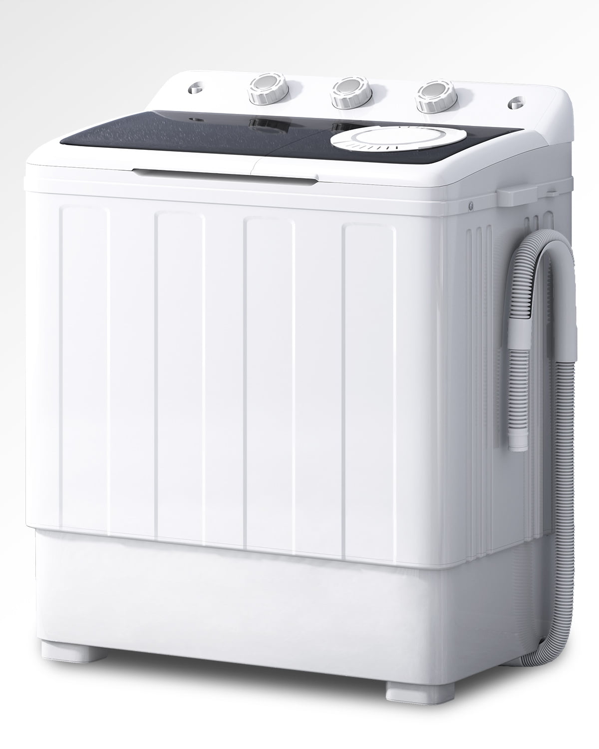 TABU 24LBS Portable Washing Machine, 2 in 1 Laundry Washers, 14LBS Washing  Tub&10LBS Steel Spinning Tub