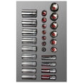 thumbnail image 2 of Juego Dados Y Accesorios Urrea 26 Piezas 3/8 Módulo Laminado CH106L, 2 of 2
