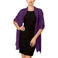 thumbnail image 1 of INC Foulard en Satin pour Femmes, Violet, Long (60 Po et Plus), 1 of 1