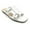 WHITE, variant on GJPBGK Women Flat Slide Sandals Slide Sandals Cushioned Footbed Slip-On Sandals with Grip Sole for Daily Walking, Weekend Errands & Summer Outfits