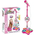 thumbnail image 1 of SUTENGDA Kids Microphone Stand Toy  Portable Children‘s Karaoke Electronic  Party Karaoke Microphone Stand  Kids Karaoke Machine Stand for Singing Family Kindergarten Performance, 1 of 6