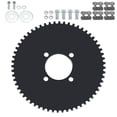 thumbnail image 2 of 60-Tooth Live Axle Sprocket Hub For Go-Kart - 1" Bore, 40/41/420 Chain, 1/4" Keyway 2 of 5