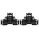 thumbnail image 1 of Uxcell 2pcs Conector de Línea de Aire 3/16" Empuje para Conectar Tee Rápido para Tubería de Agua, Aire y Aceite, 1 of 7