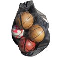 thumbnail image 1 of Red De Pelota De Tela Oxford, Bolsa De Transporte De Fútbol De Gran Capacidad, Bolsa De Almacenamiento De Hombro De Pelota De Fútbol Ahorradora De Espacio, Impermeable Con Cordón Vogacara OD006390-00, 1 of 6
