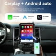 thumbnail image 5 of 14.5" Smart Display Radio Audio Media Player for Dodge Ram 2008 2009 2010 2011 2012 Models Universal Car Navigation GPS Upgrade Headunit Android Replacement HD Screen Carplay Receiver Accessories, 5 of 17