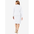 thumbnail image 3 of Jessica London Women's Plus Size Two Piece Single Breasted Jacket Dress Suit Outfit, 3 of 6