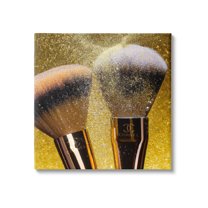 Stupell Industries Makeup Brush Glam Glimmer Graphic Art Gallery Wrapped Canvas Print Wall Art, Design by Ziwei Li
