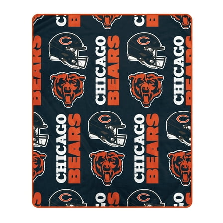 Pegasus Chicago Bears 50" x 60" Homefield Stacked Logos Ultra Soft Blanket