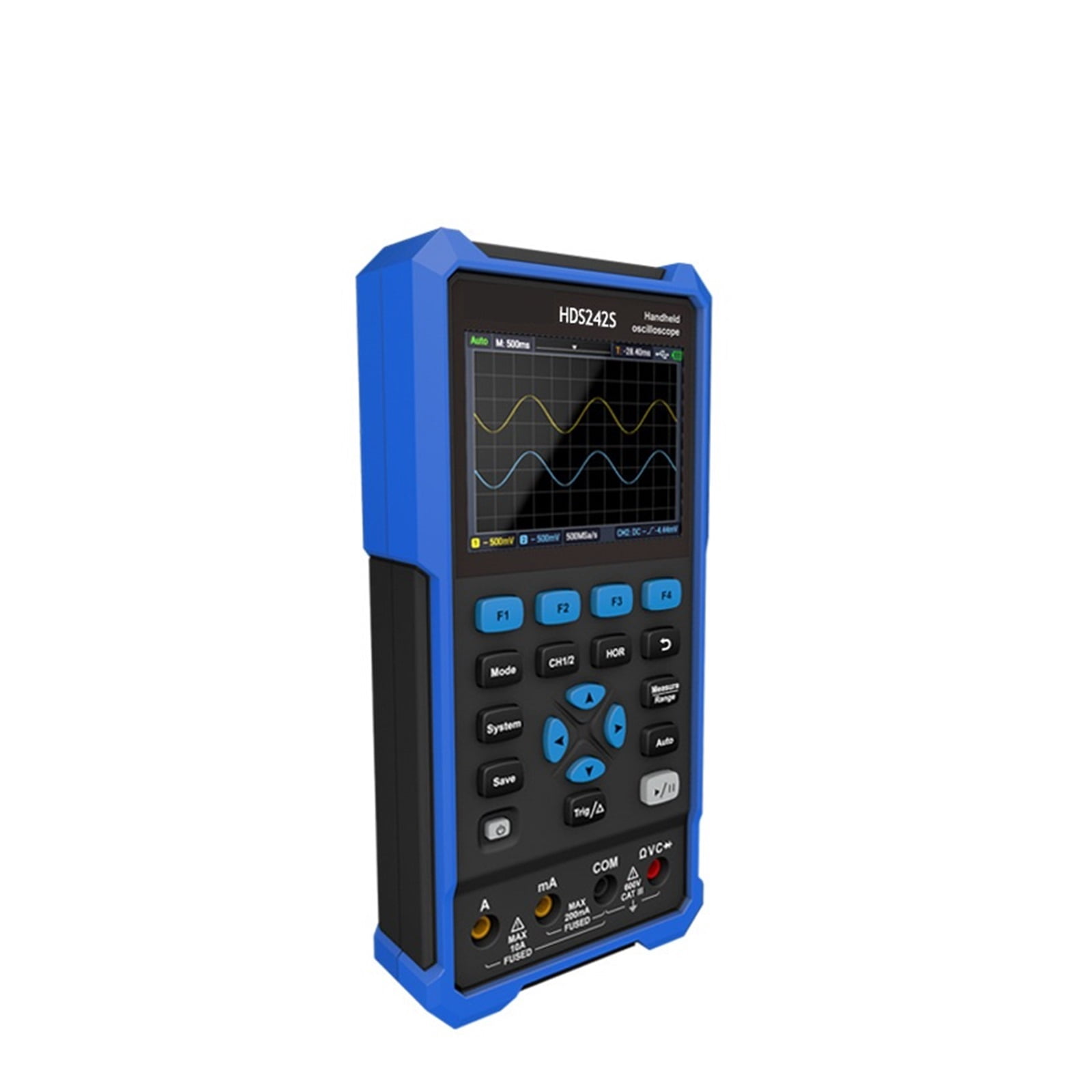 3 in 1 Digital Oscilloscope Multimeter Waveform Generator 100MHz 500MSa/s 20000 Counts ,Professional Designed