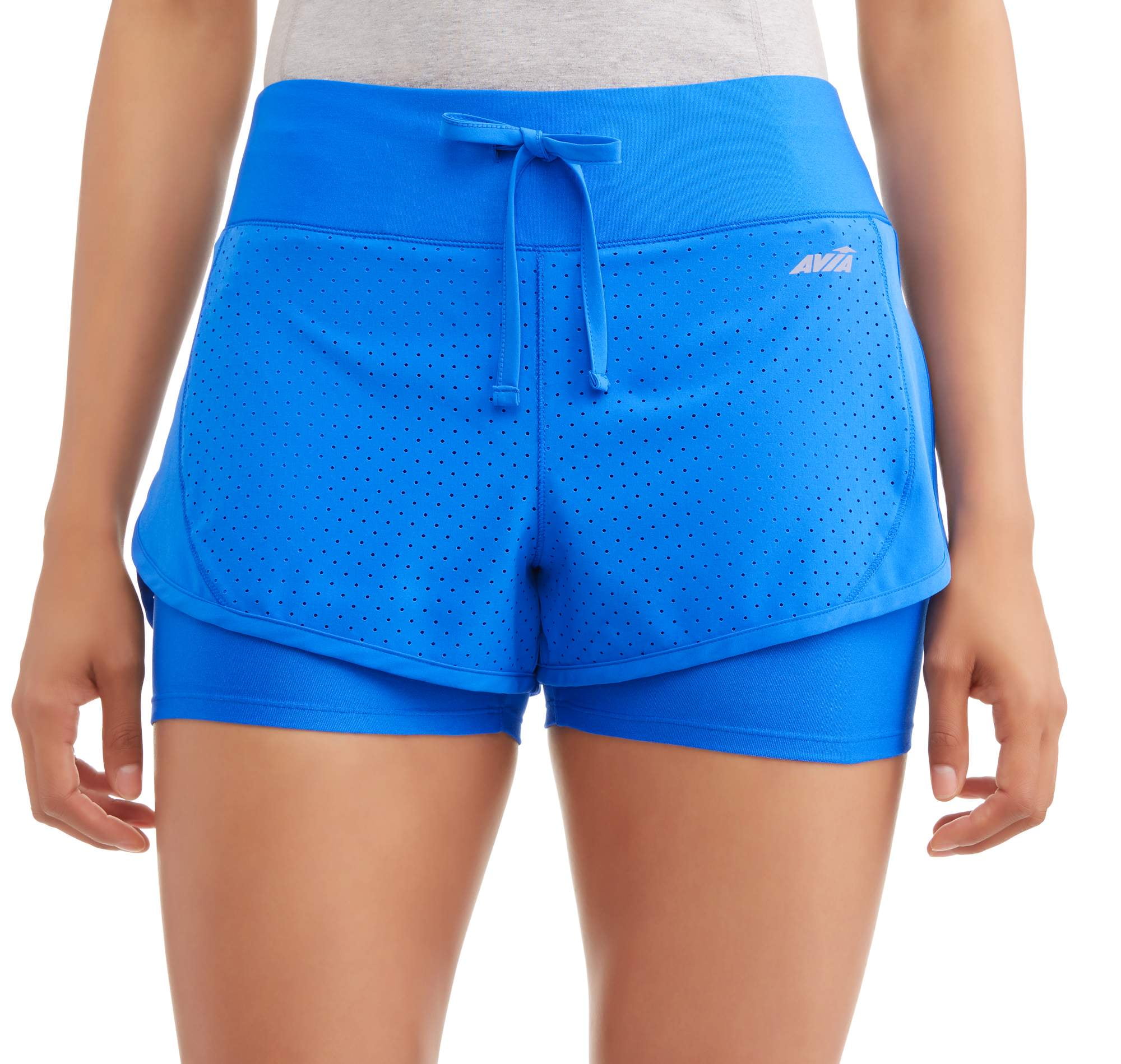 women-s-active-perforated-running-shorts-with-built-in-compression-shorts-walmart