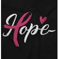 thumbnail image 2 of Hope Breast Cancer Awareness Ribbon Women Plus Size Graphic Pullover Hoodie Brisco Brands 3X, 2 of 4