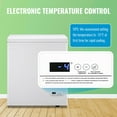 thumbnail image 4 of DEMULLER Deep Chest Freezer Small Freezer with Top Open Door Two Baskets Freestanding White, 4 of 8